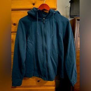 Teal blue sweatshirt